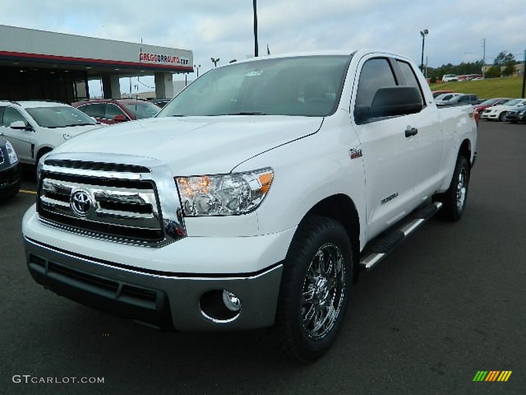 2013 Tundra TSS Double Cab - Super White / Graphite photo #7