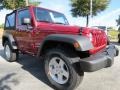 2013 Deep Cherry Red Crystal Pearl Jeep Wrangler Sport S 4x4  photo #4