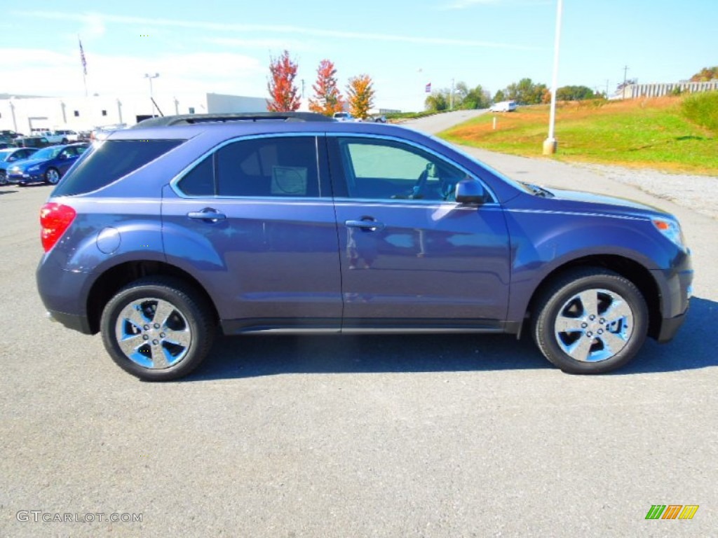 2013 Equinox LT - Atlantis Blue Metallic / Light Titanium/Jet Black photo #6