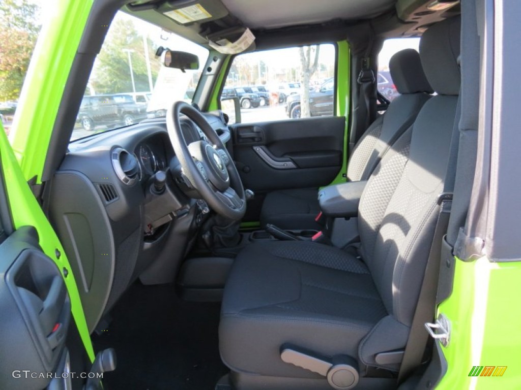 Black Interior 2013 Jeep Wrangler Sport 4x4 Photo #72568582