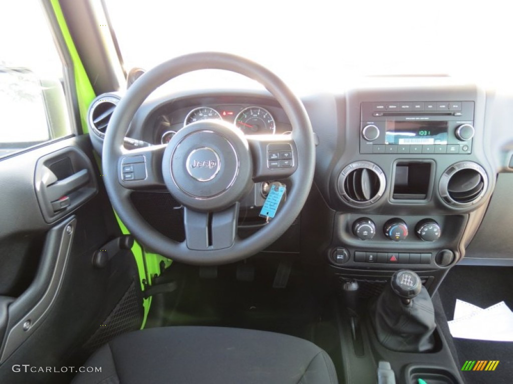 2013 Jeep Wrangler Sport 4x4 Black Dashboard Photo #72568666