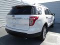 2013 White Platinum Tri-Coat Ford Explorer XLT EcoBoost  photo #3