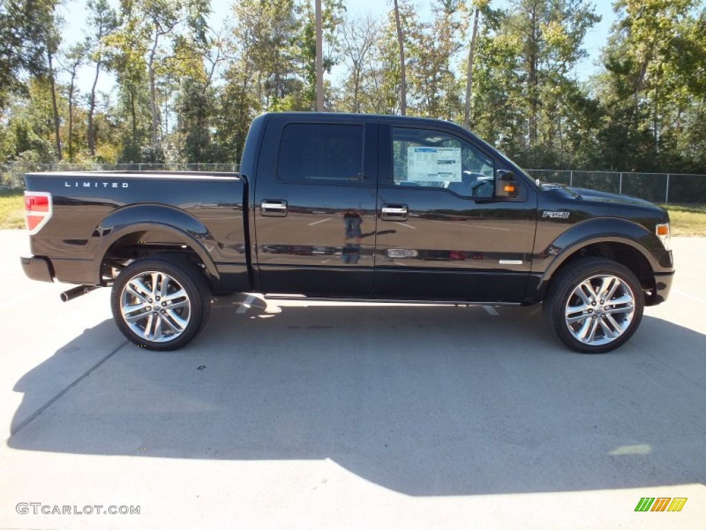 Tuxedo Black Metallic 2013 Ford F150 Limited SuperCrew 4x4 Exterior Photo #72569943