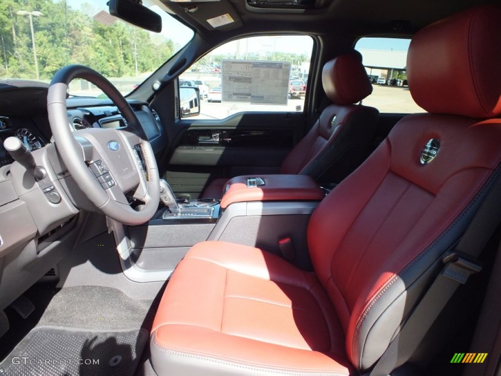 2013 Ford F150 Limited SuperCrew 4x4 Front Seat Photo #72569967