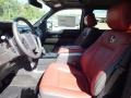 Limited Unique Red Leather Front Seat Photo for 2013 Ford F150 #72569967