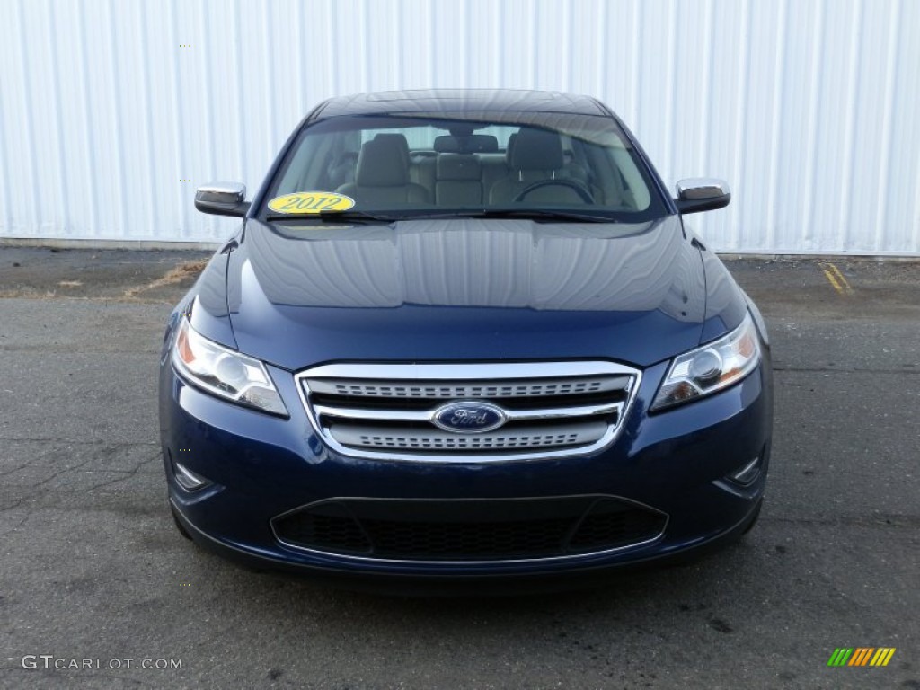 2012 Taurus Limited - Dark Blue Pearl / Light Stone photo #2