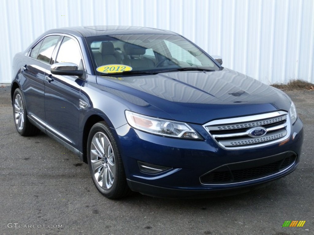 2012 Taurus Limited - Dark Blue Pearl / Light Stone photo #3