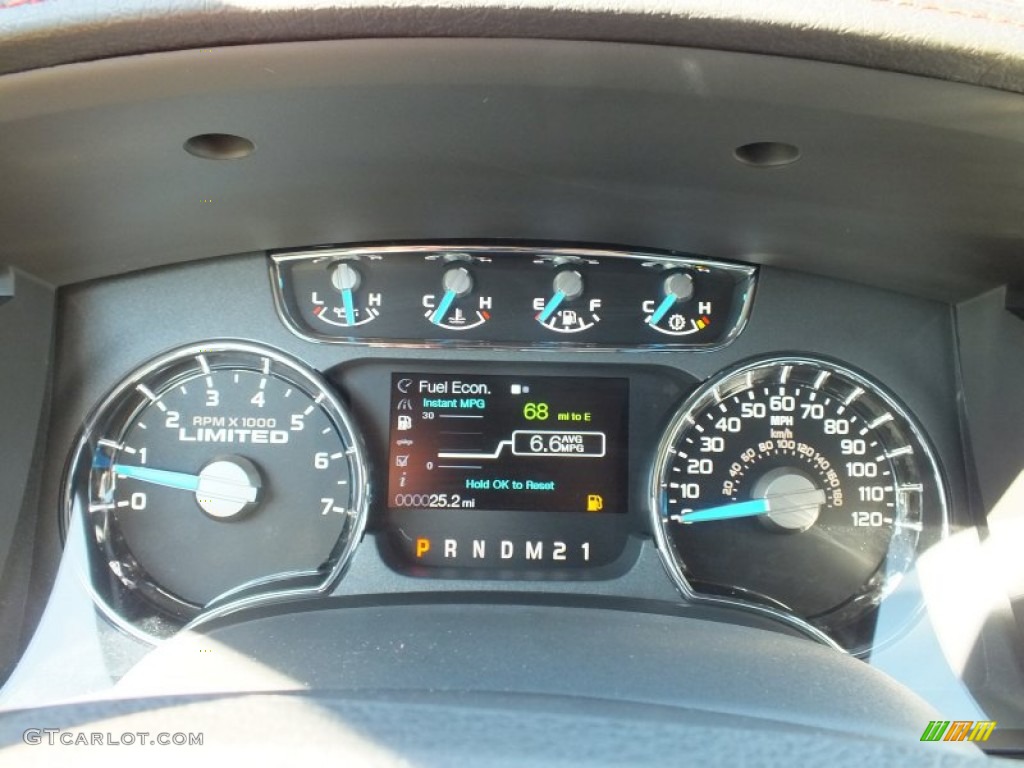 2013 Ford F150 Limited SuperCrew 4x4 Gauges Photo #72570253