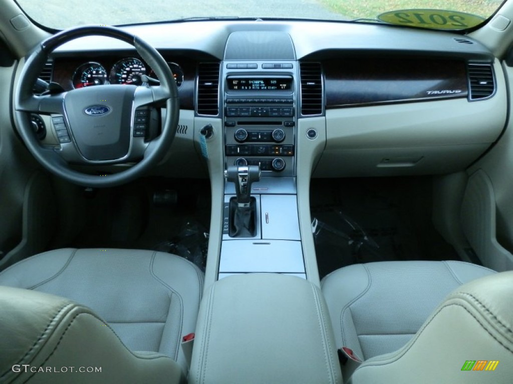 2012 Ford Taurus Limited Light Stone Dashboard Photo #72570315