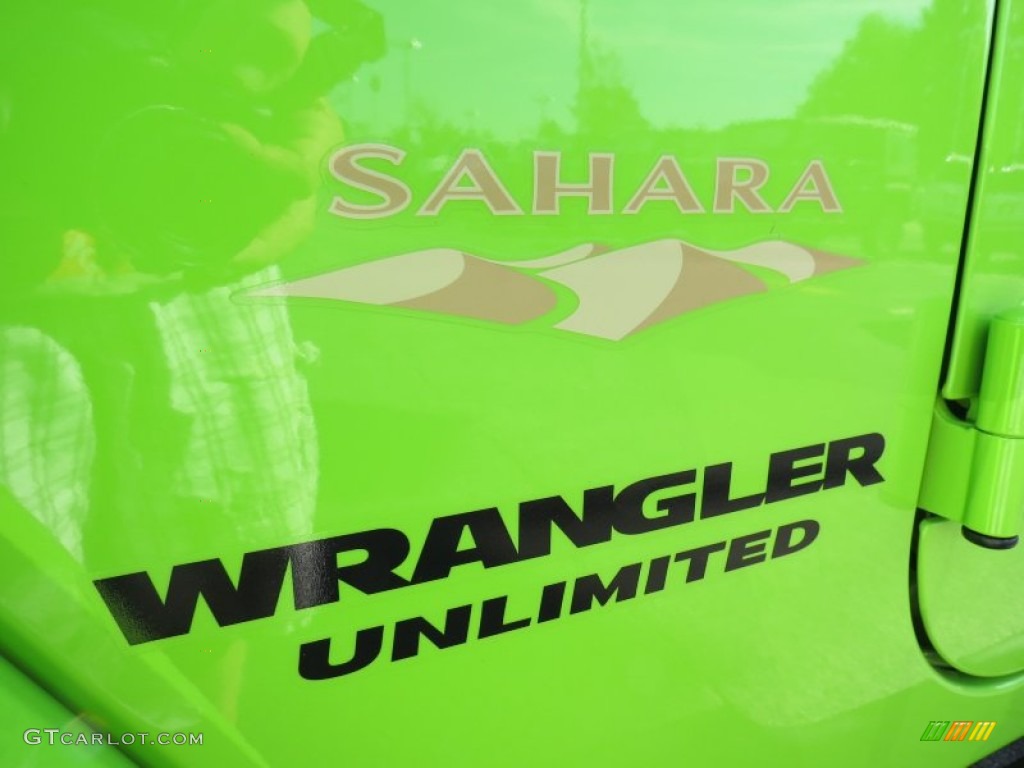 2013 Jeep Wrangler Unlimited Sahara 4x4 Marks and Logos Photo #72570429