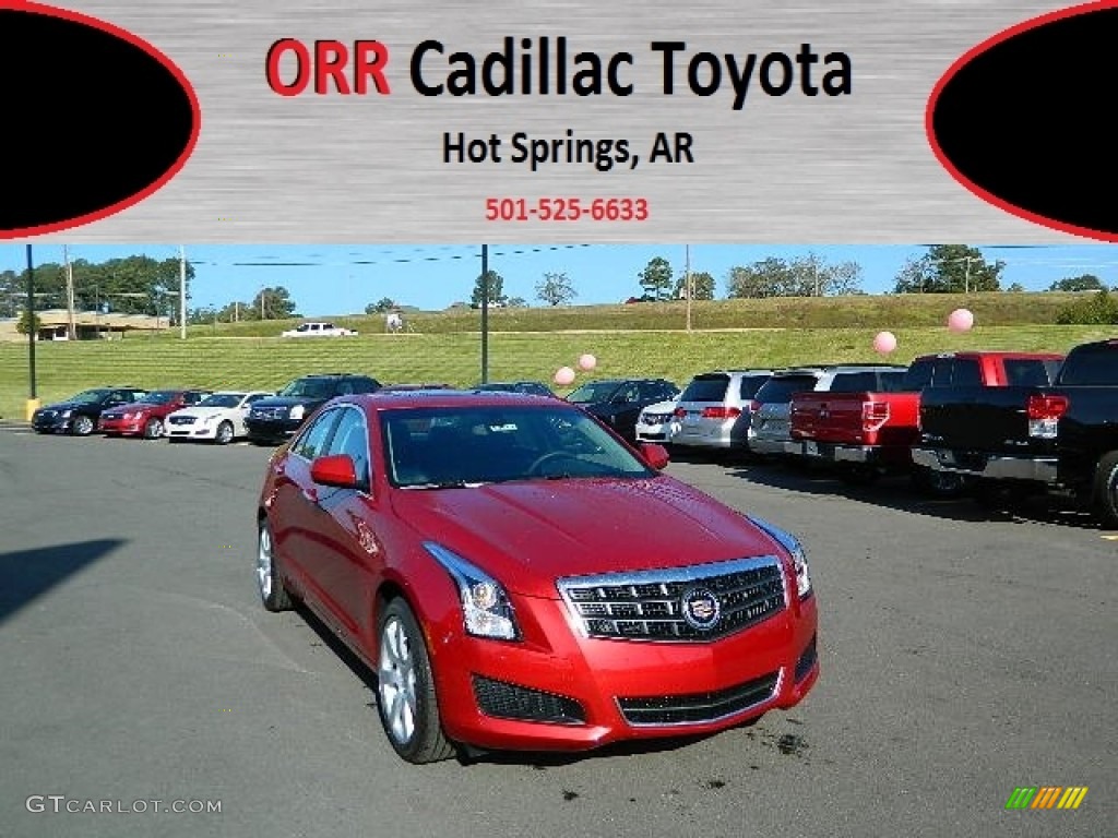 Crystal Red Tintcoat Cadillac ATS