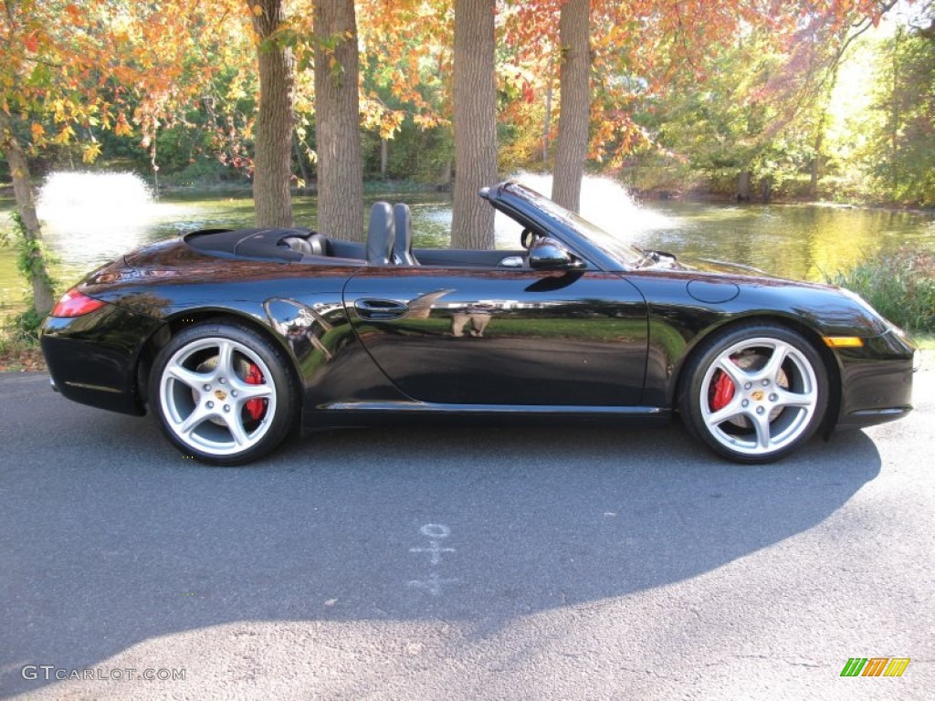 Black 2009 Porsche 911 Carrera S Cabriolet Exterior Photo #72570927