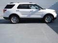 2013 White Platinum Tri-Coat Ford Explorer XLT EcoBoost  photo #2