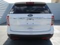 2013 White Platinum Tri-Coat Ford Explorer XLT EcoBoost  photo #4