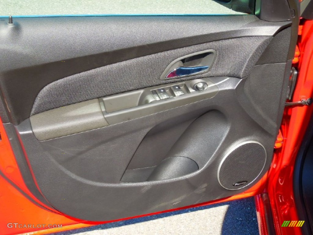 2013 Chevrolet Cruze LTZ/RS Jet Black Door Panel Photo #72571124