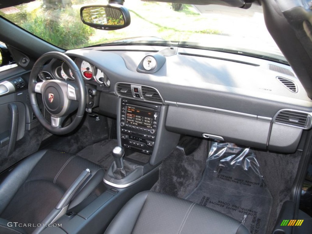 2009 Porsche 911 Carrera S Cabriolet Black Dashboard Photo #72571128