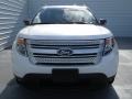 2013 White Platinum Tri-Coat Ford Explorer XLT EcoBoost  photo #7