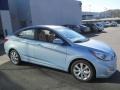 2013 Clearwater Blue Hyundai Accent GLS 4 Door  photo #3