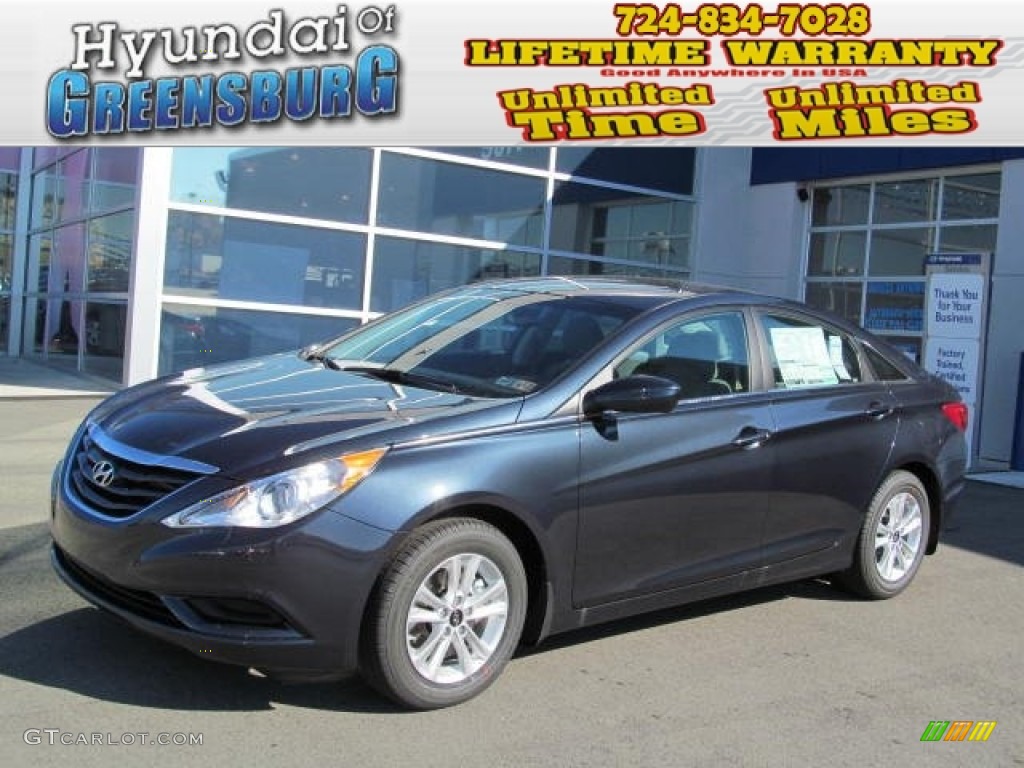 2013 Sonata GLS - Pacific Blue Pearl / Gray photo #1