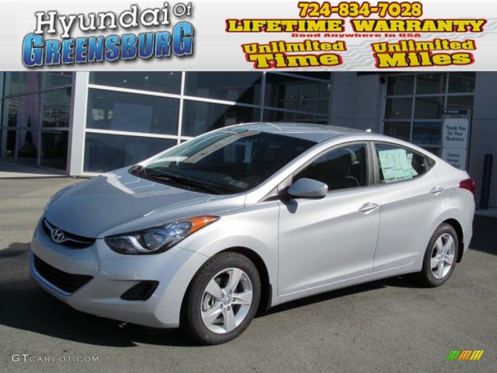 2013 Elantra GLS - Silver / Gray photo #1