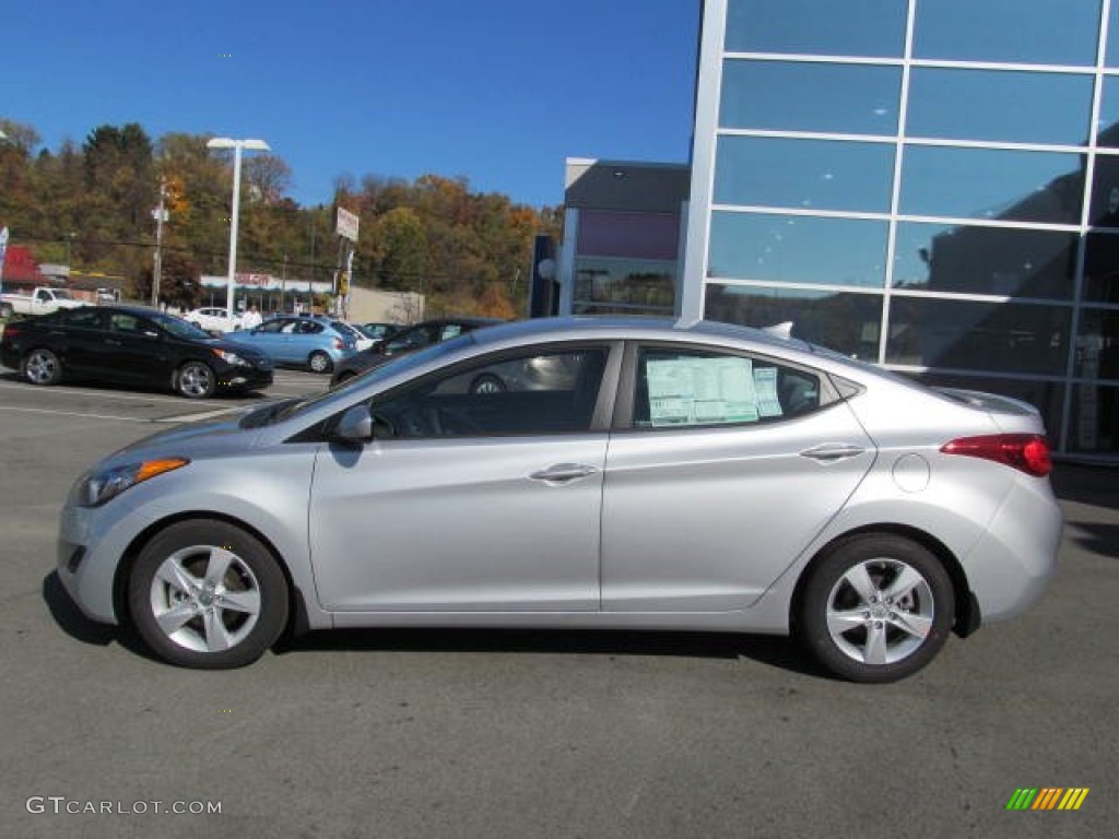 2013 Elantra GLS - Silver / Gray photo #2