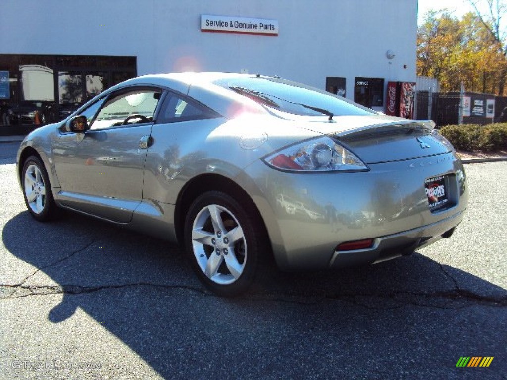2008 Eclipse GS Coupe - Optimist Green Metallic / Dark Charcoal photo #3