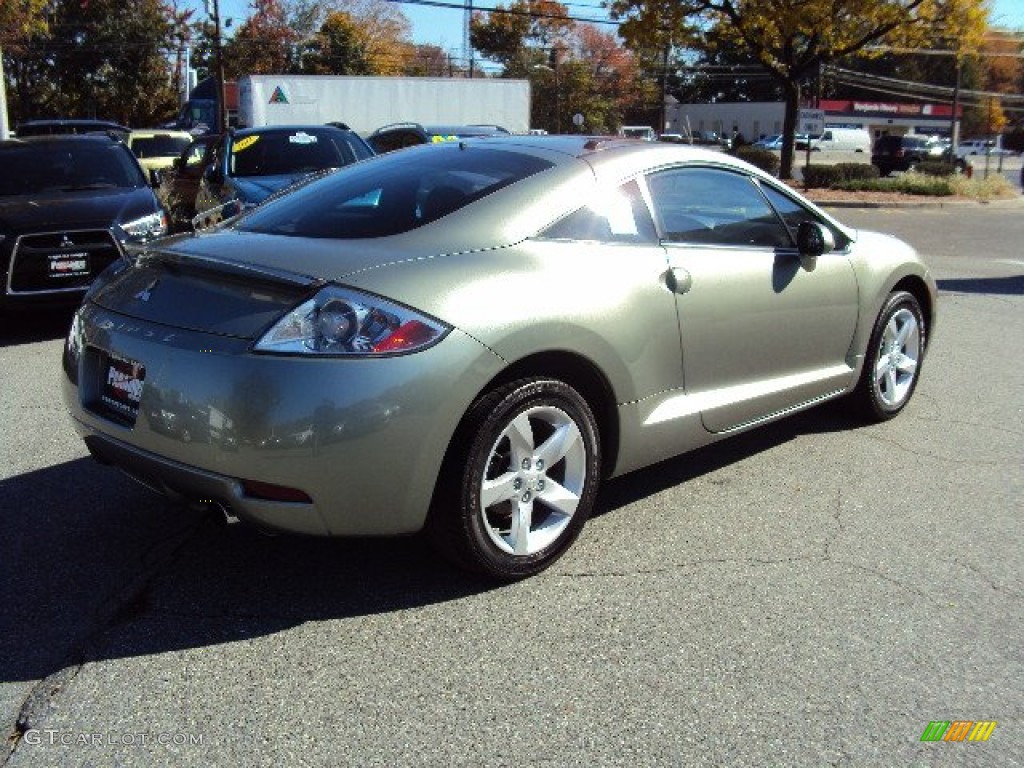 2008 Eclipse GS Coupe - Optimist Green Metallic / Dark Charcoal photo #5