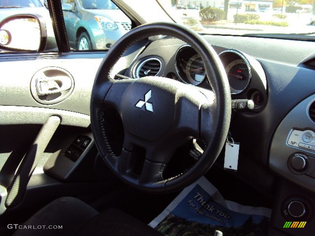 2008 Eclipse GS Coupe - Optimist Green Metallic / Dark Charcoal photo #7