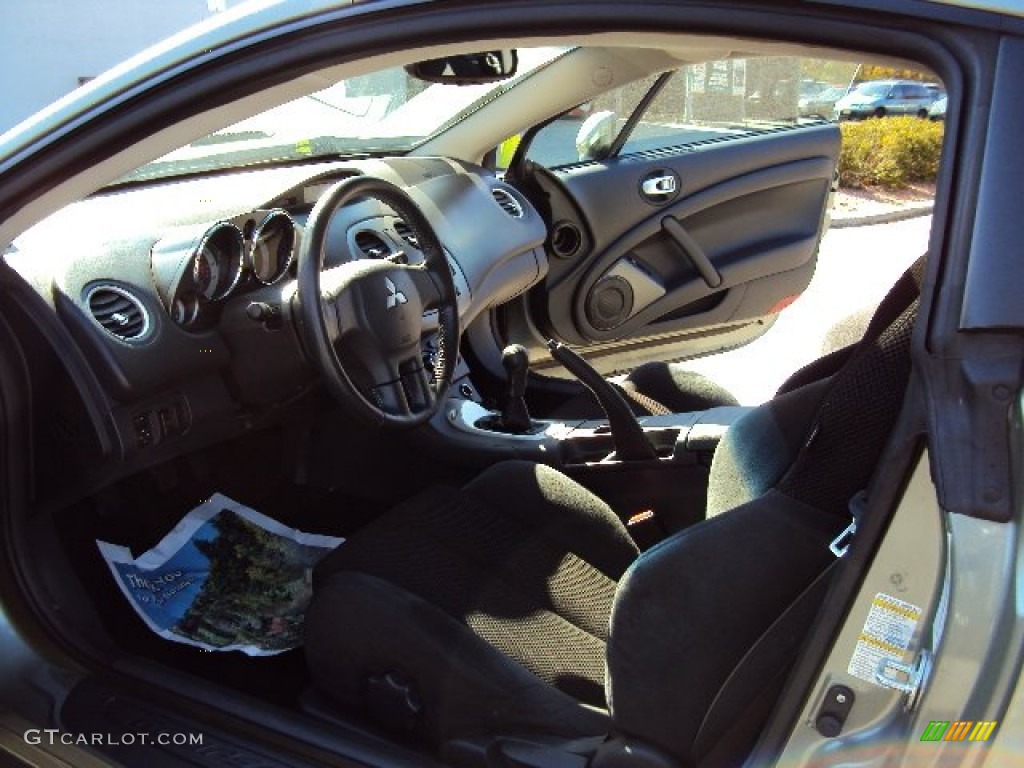 2008 Eclipse GS Coupe - Optimist Green Metallic / Dark Charcoal photo #10