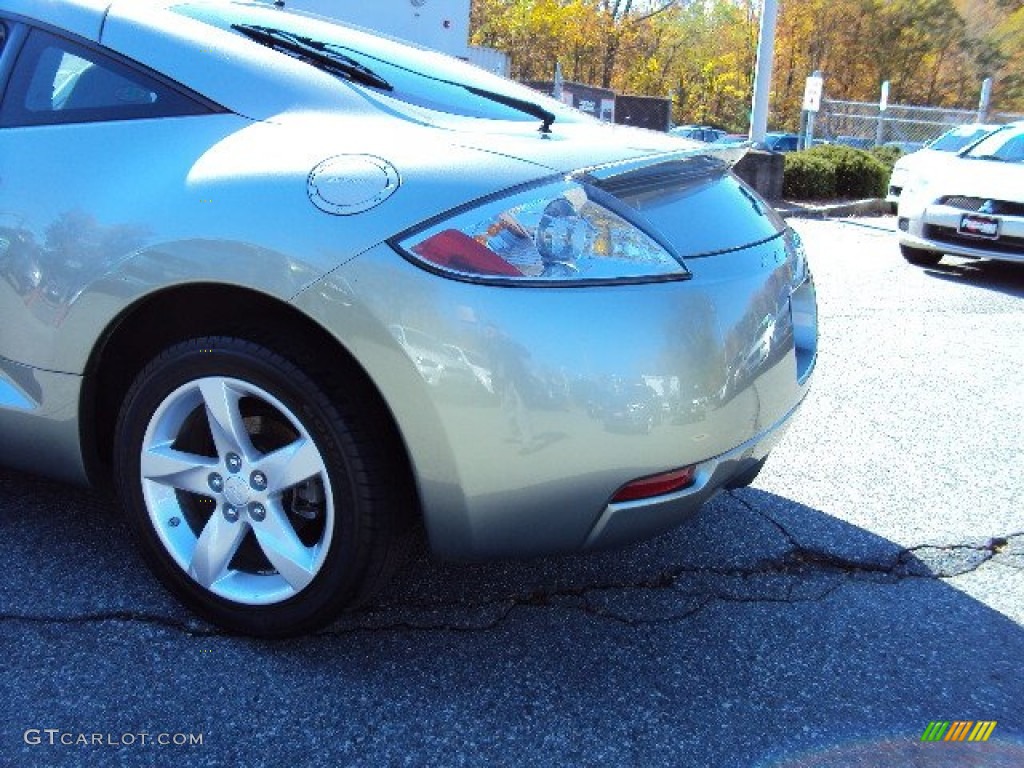 2008 Eclipse GS Coupe - Optimist Green Metallic / Dark Charcoal photo #17