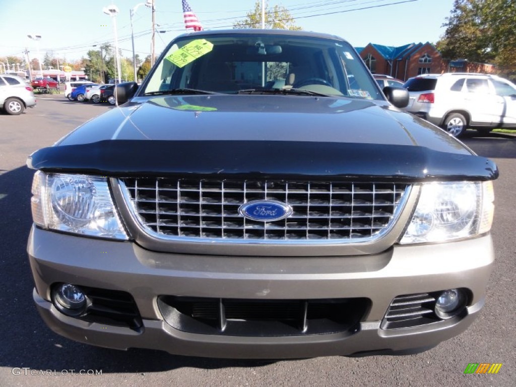 2003 Explorer XLT 4x4 - Mineral Grey Metallic / Medium Parchment Beige photo #3