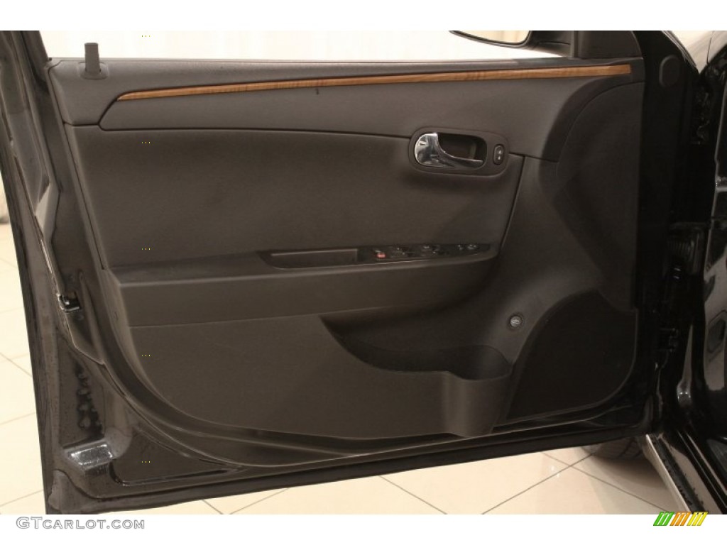 2011 Chevrolet Malibu LT Ebony Door Panel Photo #72576462