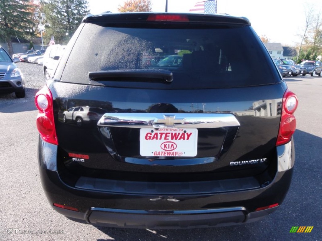 2011 Equinox LT AWD - Black Granite Metallic / Light Titanium/Jet Black photo #7