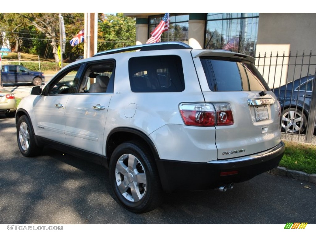 2007 Acadia SLT AWD - White Diamond Metallic / Titanium photo #4