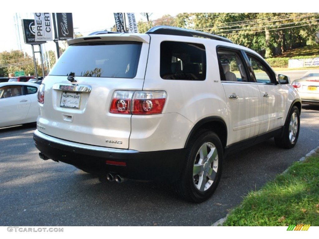 2007 Acadia SLT AWD - White Diamond Metallic / Titanium photo #6