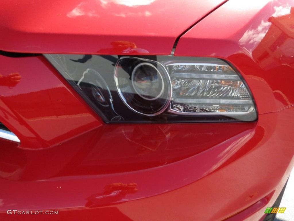 2013 Mustang V6 Convertible - Race Red / Charcoal Black photo #8