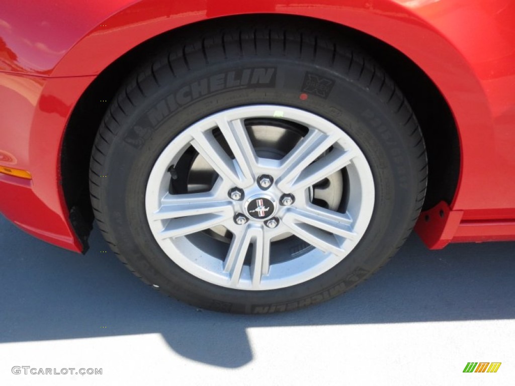 2013 Mustang V6 Convertible - Race Red / Charcoal Black photo #10