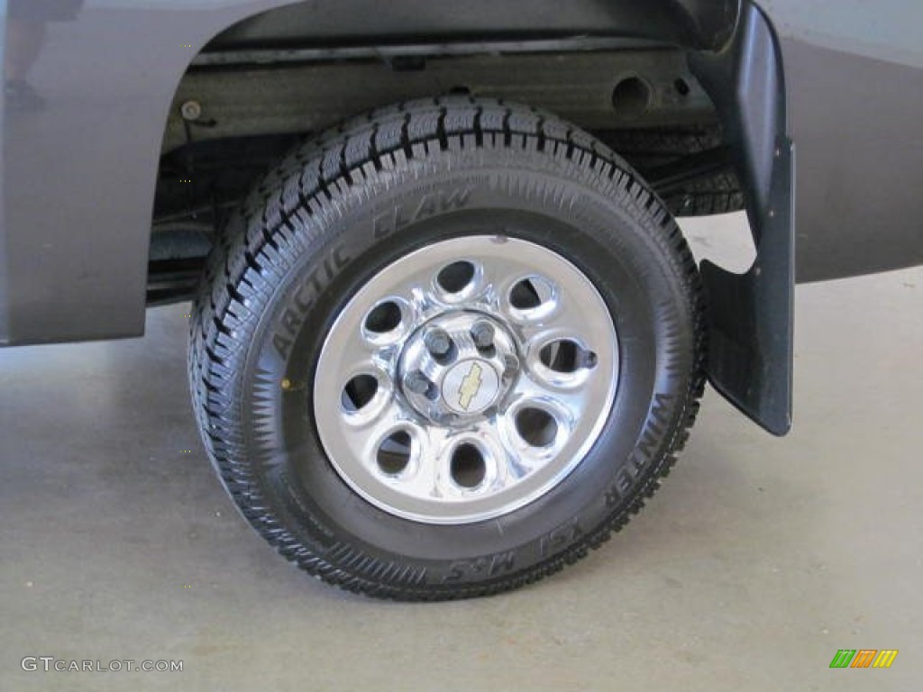 2010 Silverado 1500 LS Extended Cab 4x4 - Taupe Gray Metallic / Dark Titanium photo #3