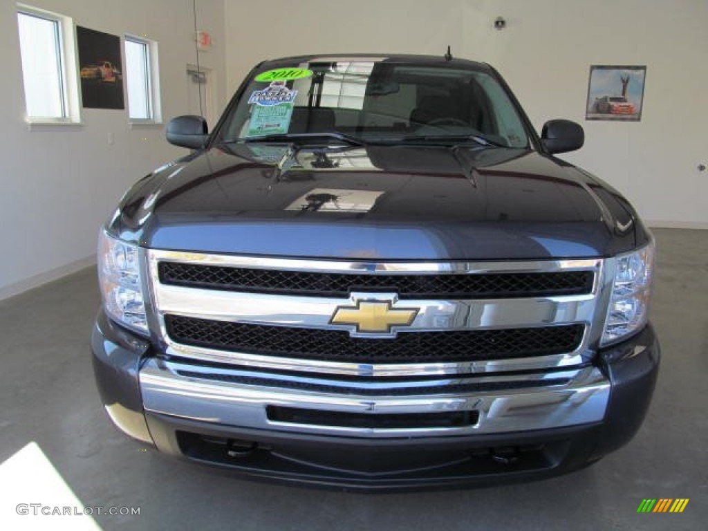 2010 Silverado 1500 LS Extended Cab 4x4 - Taupe Gray Metallic / Dark Titanium photo #4