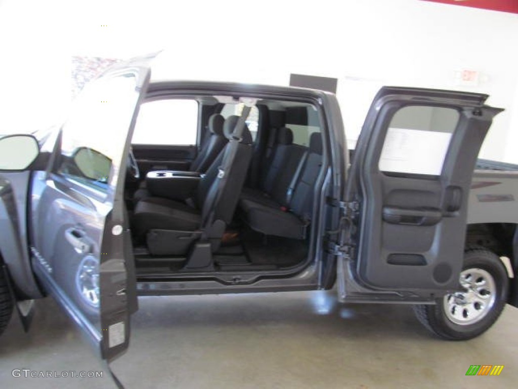 2010 Silverado 1500 LS Extended Cab 4x4 - Taupe Gray Metallic / Dark Titanium photo #11