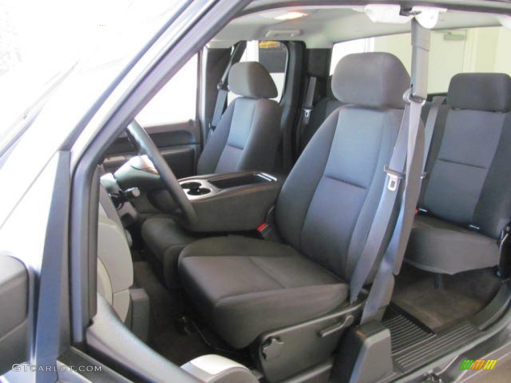 2010 Silverado 1500 LS Extended Cab 4x4 - Taupe Gray Metallic / Dark Titanium photo #13