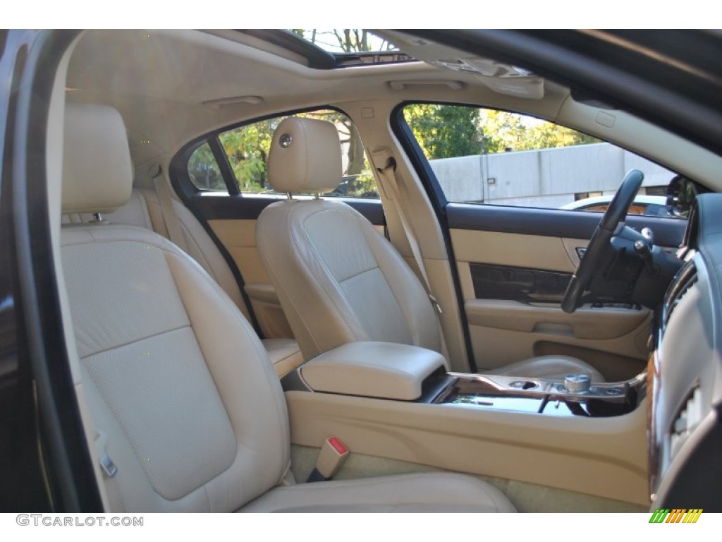 Barley Beige/Truffle Brown Interior 2011 Jaguar XF Premium Sport Sedan Photo #72578344