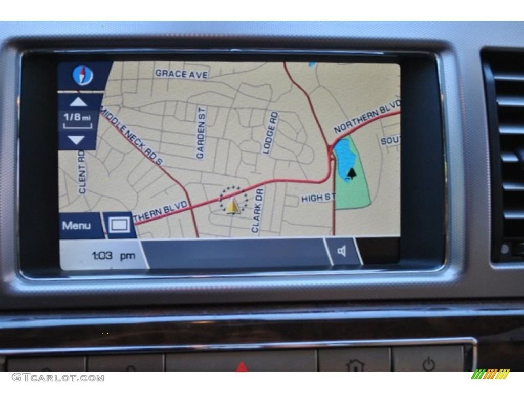 2011 Jaguar XF Premium Sport Sedan Navigation Photo #72578575