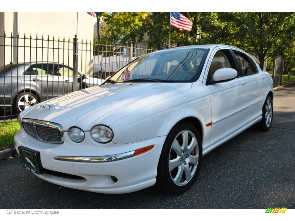 White Onyx Jaguar X-Type