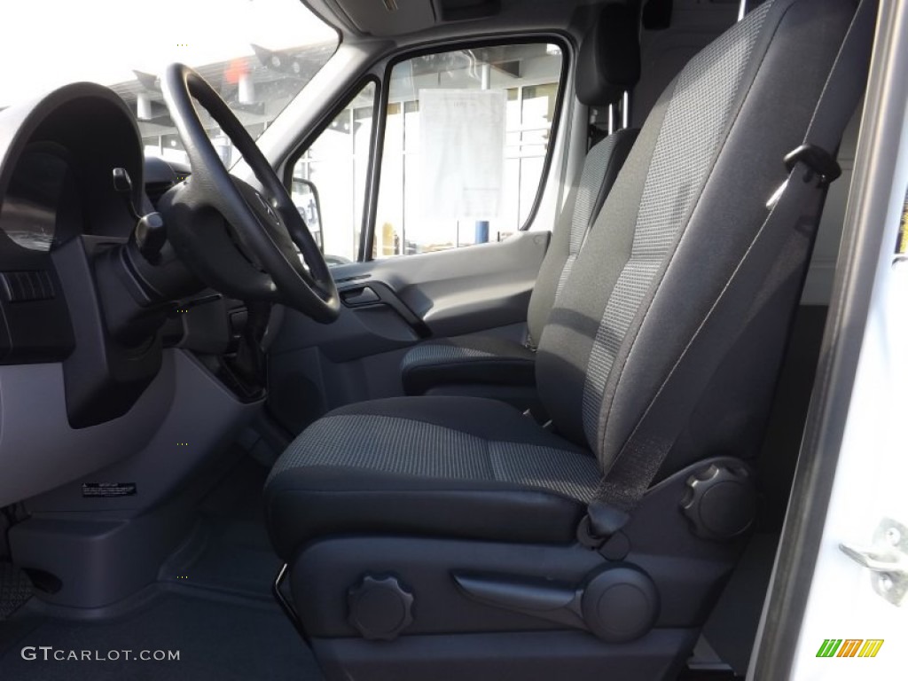 Lima Black Fabric Interior 2013 Mercedes-Benz Sprinter 2500 High Roof Cargo Van Photo #72578814
