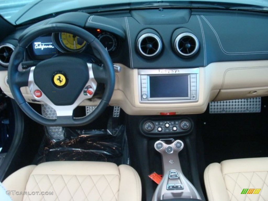 2012 Ferrari California Standard California Model Sabbia (Light Beige) Dashboard Photo #72579561