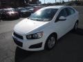 2013 Summit White Chevrolet Sonic LT Sedan  photo #3