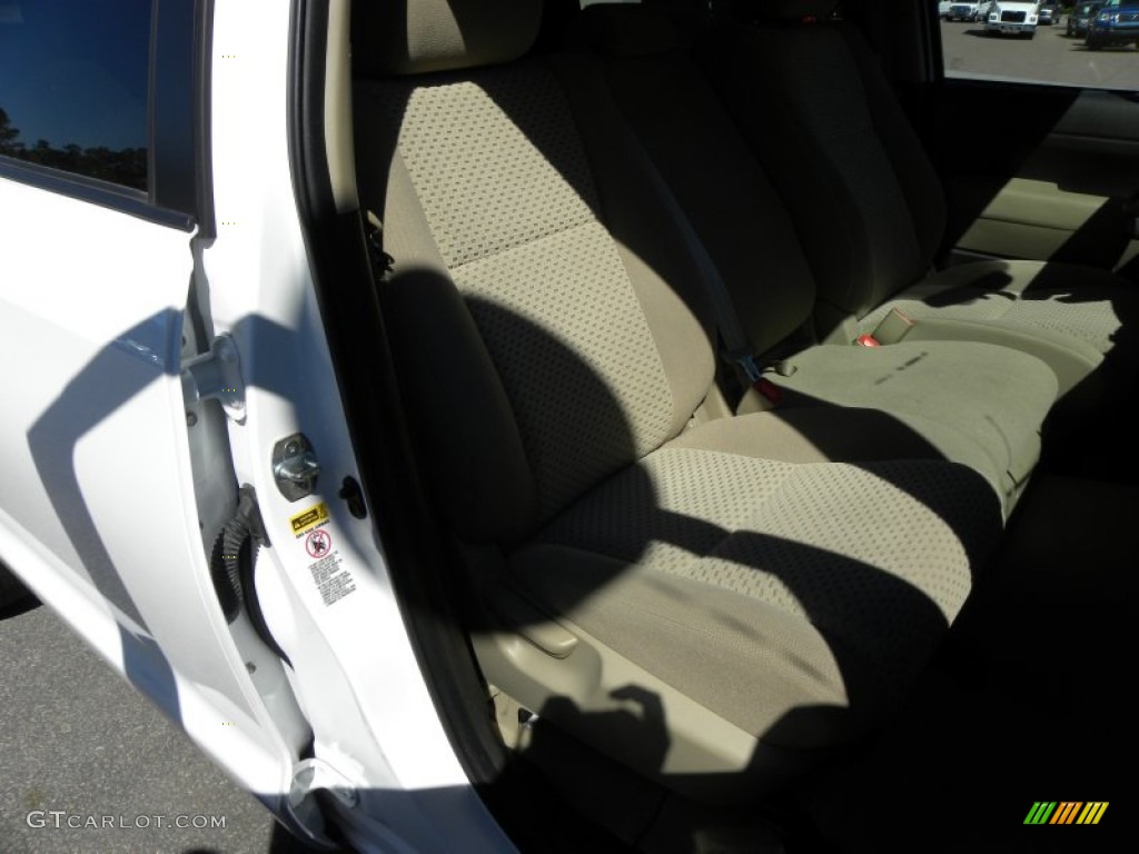 2010 Tundra CrewMax - Super White / Sand Beige photo #8