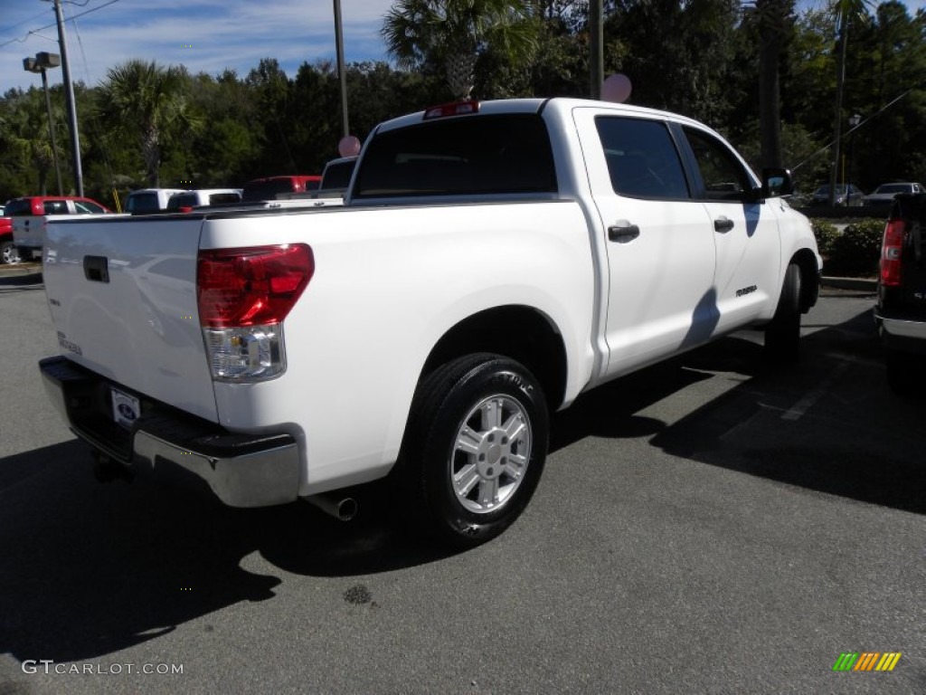 2010 Tundra CrewMax - Super White / Sand Beige photo #12