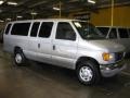 Silver Metallic 2004 Ford E Series Van E350 Super Duty XL 15 Passenger